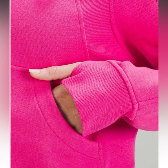 LULULEMON Sonic Pink Scuba Oversized Funnel Neck Half Zip NWOT! SZ M/L - Picture 4 of 8